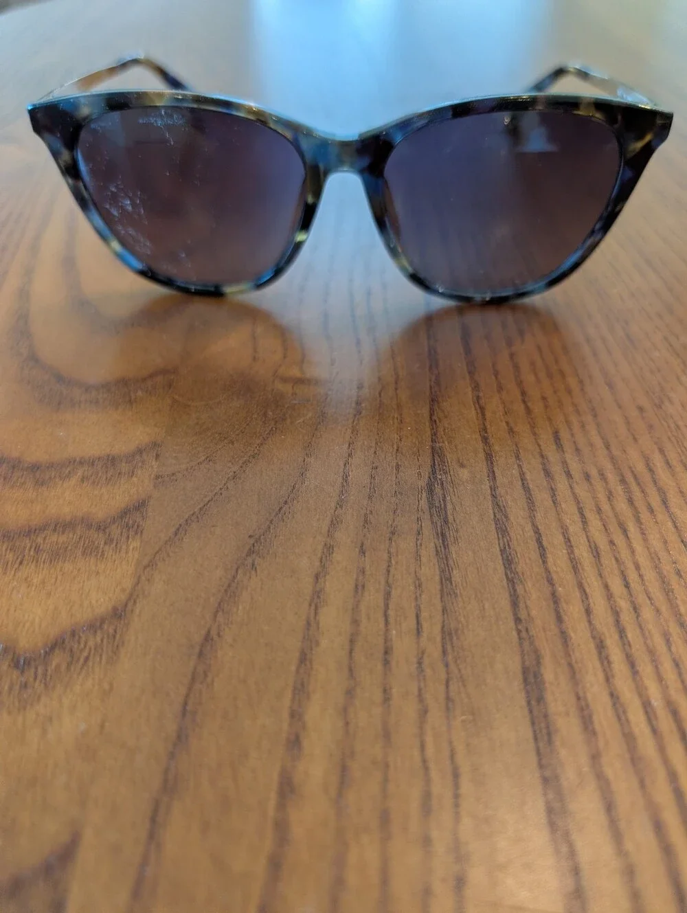 Kate Spade Cat-Eye Tortoiseshell Sunglasses - Green/Blue Tortoise